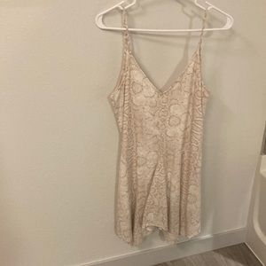 Boho Soul snakeskin romper size small